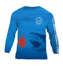 (+ FREE MASK) BLOODY TUNA - COOLMAX - 100% Micro Fiber Polyester Performance Long Sleeve Shirt (FREE SHIPPING)