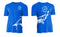 (BLEM)  Pinfish With Tarpon.  Royal Blue/White - 100% Micro Fiber Polyester Performance SHORT Sleeve Shirt (FREE SHIPPING)