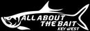 "All About The Bait" Tarpon - Transfer Sticker - WHITE - 7"