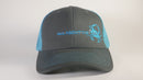 (3 Colors) BLUE CRAB - KC Caps KC8400 Adult Pro Style Trucker Cap with Neon Mesh - (FREE DELIVERY)