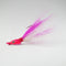 (PINK/WHITE) BONEFISH BUCKTAIL (30° ANGLED) - 1/8 oz - 3, 5, or 10 pack.  FREE SHIPPING
