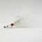 (WHITE) BONEFISH BUCKTAIL (30° ANGLED) - 1/8 oz - 3, 5, or 10 pack.  FREE SHIPPING