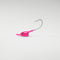(PINK) BONEFISH JIGHEAD (30° ANGLED) - 1/4 oz - 3, 5, or 10 pack.  FREE SHIPPING