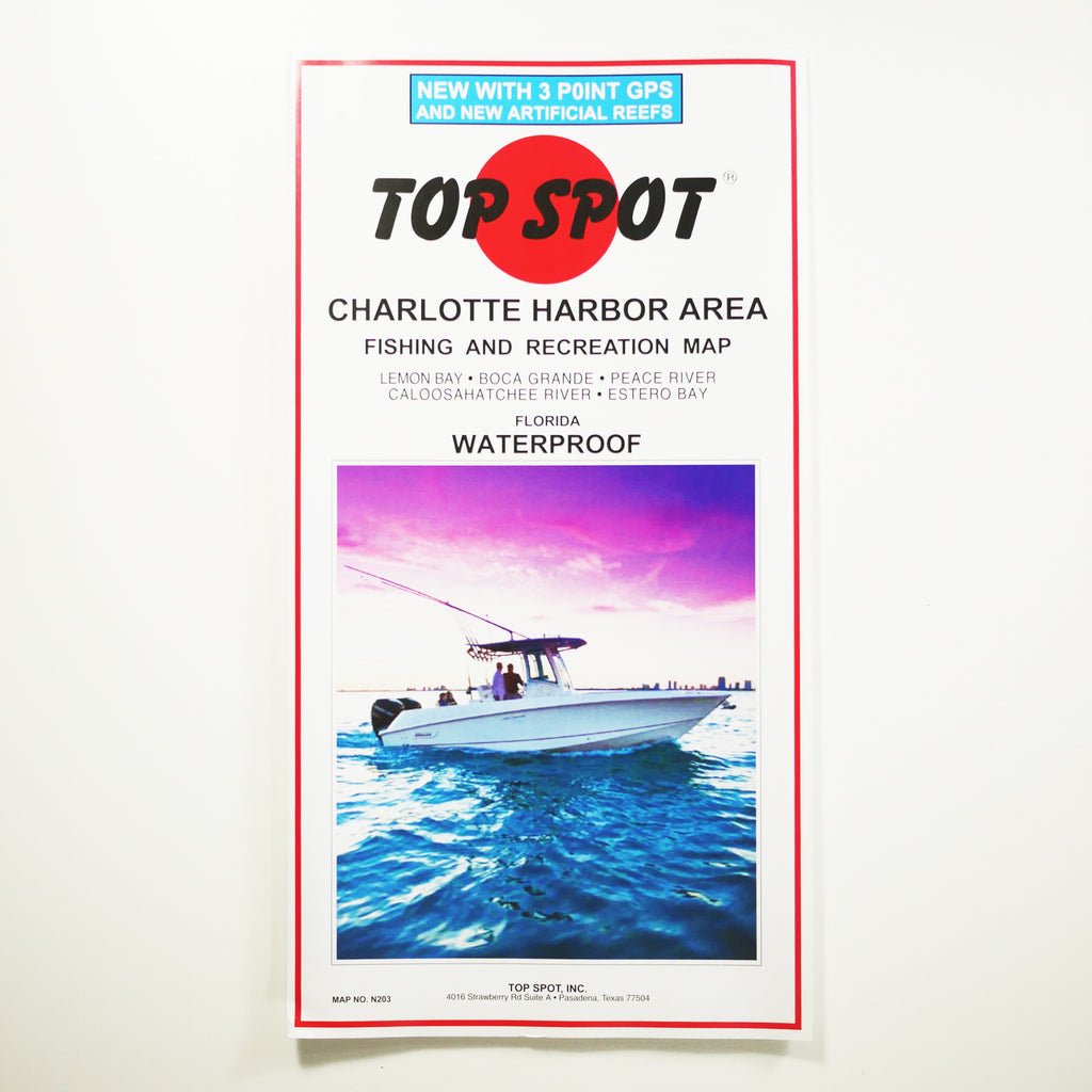 N204 - TEN THOUSAND ISLAND - Top Spot Fishing Maps - FREE SHIPPING