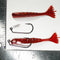 2/0 RIGGING KIT (qty 5) + AATB / Esky 3" Soft Plastic Shrimp (qty 25) - CHERRY COLA