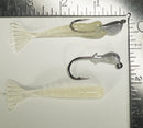 1/4 oz - 2/0 COBRA JIGHEAD (qty 5) + AATB / Esky 3" Soft Plastic Shrimp (qty 25) - GLOW