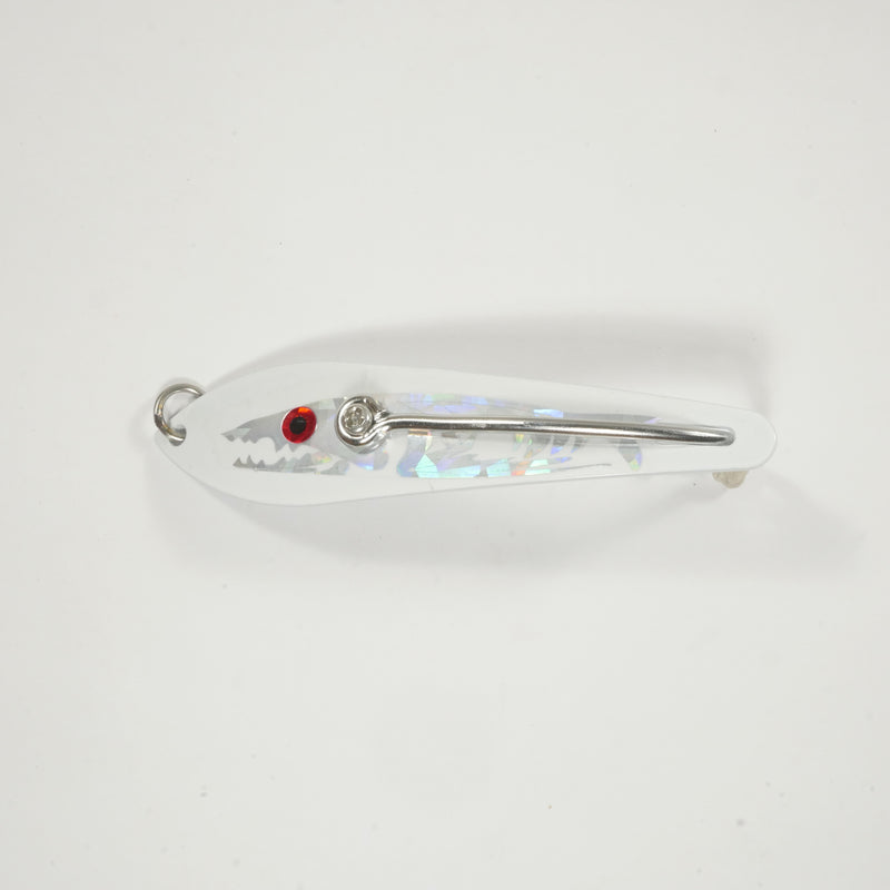 DRONE SPOON - HOLOGRAPHIC WHITE - 4" - 3/4 oz.