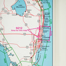 N212 - FORT LAUDERDALE - Top Spot Fishing Maps - FREE SHIPPING