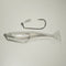 4/0 HEAVY DUTY RIGGING KIT (Qty 5) SHMINNOW (Shrimp/Minnow) 4" Soft Plastic Shrimp/Fluke (Qty 20) - GRAY