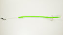 Green - Baby Cuda Tubes SINGLE WEIGHT  w/ TREBLE HOOK - 3 Pack - FREE SHIPPING