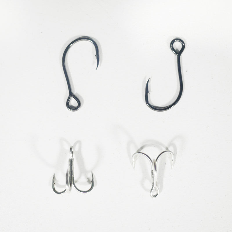 clear fishing hooks Clear-S ups and increased sensitivity GRFIT Fishing Hooks 2-Plate Invisible