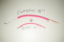 PINK CLASSIC CUDA TUBES DOUBLE WEIGHTED J-HOOK - 2 or 5 Pack - FREE SHIPPING
