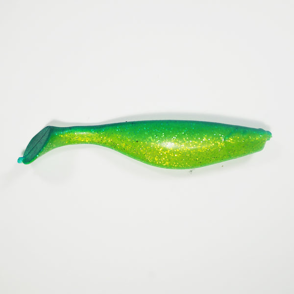 Paddletail Soft Plastic Finger Mullet - MAHI - 10 or 20 pack.  FREE SHIPPING.