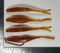 (RIGGING KIT) 5" Fluke Soft Plastic - MAPLE SYRUP  - 4 Rigs+20 pack - 20 pack - FREE SHIPPING