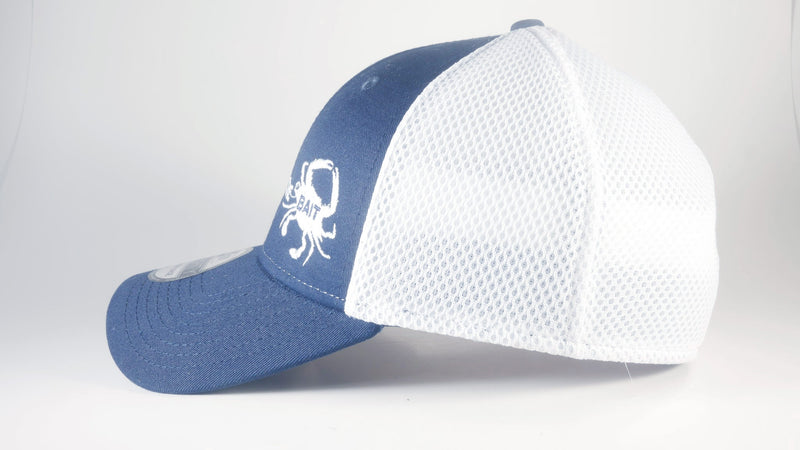 (7 Colors) BLUE CRAB - MED/LARGE New Era® Stretch Mesh Cap (NE1020) - (FREE DELIVERY)