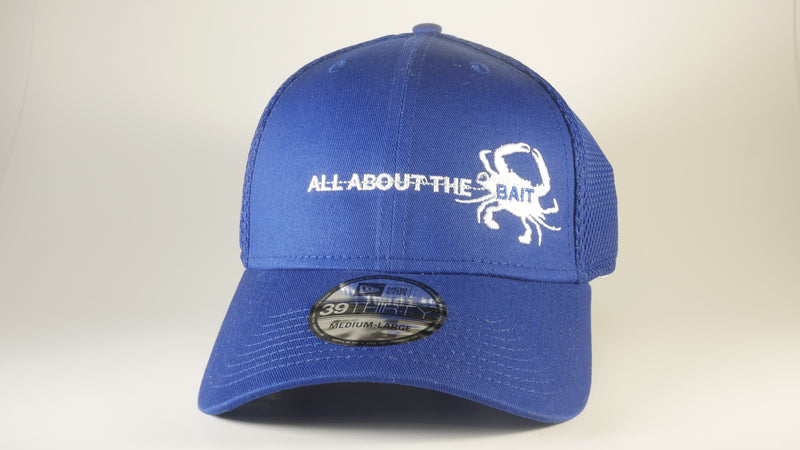 (7 Colors) BLUE CRAB - LARGE/X-LARGE New Era® Stretch Mesh Cap (NE1020) - (FREE DELIVERY)