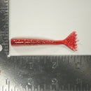 1/4 oz - 3/0 FISH HEAD JIGHEAD (qty 5) + AATB / Esky 3" Soft Plastic Shrimp (qty 25) - CRANBERRY