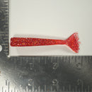 1/4 oz - 3/0 FISH HEAD JIGHEAD (qty 5) + AATB / Esky 3" Soft Plastic Shrimp (qty 25) - CRANBERRY