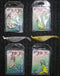 (4-Pack) Wahoo Jerk Jigs + 4" Paddletail Soft Plastic Pilchard/Shad - Silver (10)/Gold Glitter (10) - 20 pack (FREE DELIVERY)