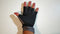 Medium Fishing Gloves / Sun Gloves - Light Weight - Dark Gray w/ Light Rubberized Palm - FREE SHIPPING