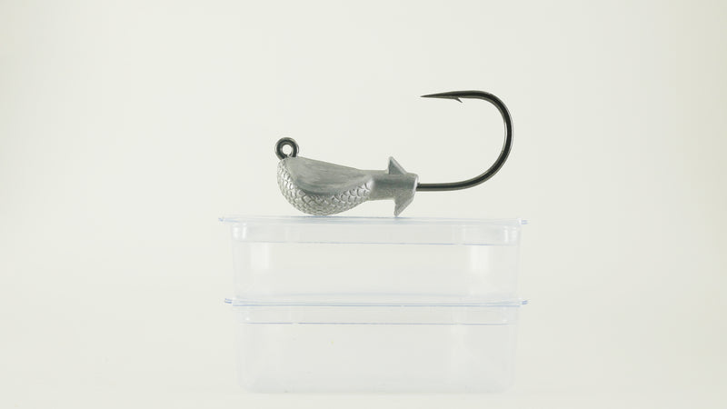 AATB COBRA/BANANA Jigheads - SAMPLE PACK 1/4, 1/2, 3/4 oz.  (3 or 5 OF EACH SIZE (9/15 Total)) - 2/0, 3/0, & 4/0 Mustad 2X Heavy Duty Hooks - 9 OR 15 pack.  FREE SHIPPING