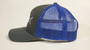 (3 Colors) ALL ABOUT THE BAIT TARPON - KC Caps KC8400 Adult Pro Style Trucker Cap with Neon Mesh - (FREE DELIVERY)