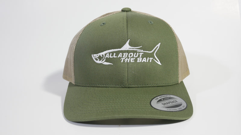 (4 Colors) ALL ABOUT THE BAIT TARPON - Sport-Tek ® Yupoong ® Retro Trucker Cap (STC39) - 7 Snap Back (FREE DELIVERY)