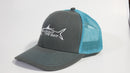 (3 Colors) ALL ABOUT THE BAIT TARPON - KC Caps KC8400 Adult Pro Style Trucker Cap with Neon Mesh - (FREE DELIVERY)