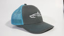 (3 Colors) ALL ABOUT THE BAIT TARPON - KC Caps KC8400 Adult Pro Style Trucker Cap with Neon Mesh - (FREE DELIVERY)