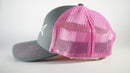 (3 Colors) ALL ABOUT THE BAIT TARPON - KC Caps KC8400 Adult Pro Style Trucker Cap with Neon Mesh - (FREE DELIVERY)