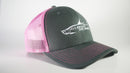 (3 Colors) ALL ABOUT THE BAIT TARPON - KC Caps KC8400 Adult Pro Style Trucker Cap with Neon Mesh - (FREE DELIVERY)