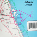 N218 CAPE CANAVERAL AREA - Top Spot Fishing Maps - FREE SHIPPING
