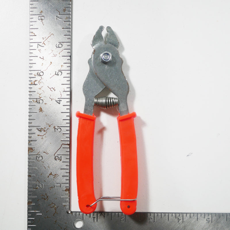 (NEW) Hog Ring Pliers 7" - For DIY Pinfish Traps.