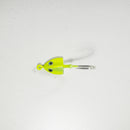 (CHARTREUSE) BONEFISH JIGHEAD (30° ANGLED) - 1/8 oz - 3, 5, or 10 pack.  FREE SHIPPING