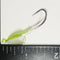 (CHARTREUSE) BONEFISH JIGHEAD (30° ANGLED) - 1/4 oz - 3, 5, or 10 pack.  FREE SHIPPING