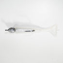 1/4 oz - 3/0 FISH HEAD JIGHEAD (qty 5) + AATB / Esky 3" Soft Plastic Shrimp (qty 25) - PEARL