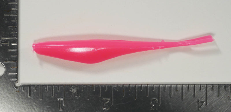 2 inch pink plactic ice fishing lure Yo-Zuri 3D Magnum 7 Sinking Trolling Flying Fish Compact Strength Bobby Garland Baby Shad Pink