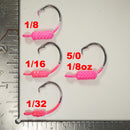 PINK - WEIGHTED CIRCLE HOOK JIGS