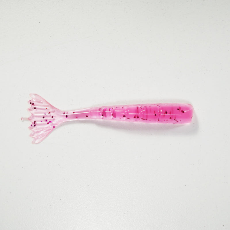 2/0 RIGGING KIT (qty 5) + AATB / Esky 3" Soft Plastic Shrimp (qty 25) - PINK