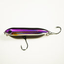 4" PURPLE - Top Water Bait - Free Inline Single Hooks - Free Shipping - As low as $4 each.