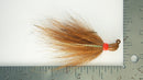 5 Pack - 1/4 oz Bucktail Jig - Cobra Jighead 2X Strong Mustad Hook (Brown, White, Pink, Chartreuse, Light Brown)