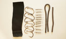 (COMBO) 9" Paddletail Rigging Kit +9" Paddletail BLACK/PEARL.  3, 5, or 10 pack.  FREE SHIPPING