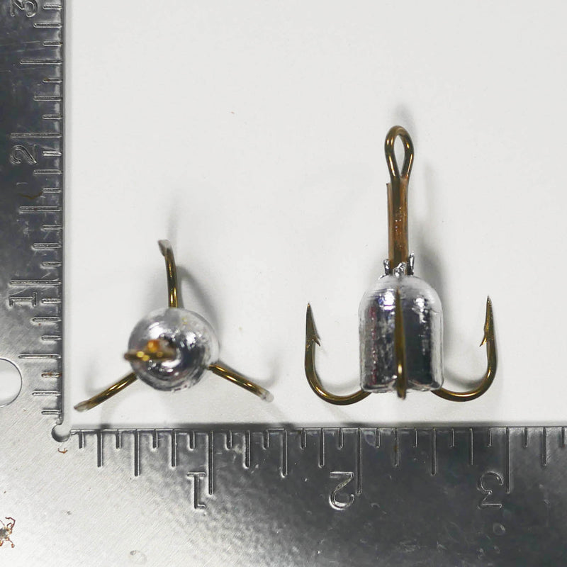 (COMBO PACK) MULLET SNAGGING HOOK - (Qty 1 or 2 of each) - 1/2 oz - 2/0, 1 oz - 5/0, 1.5 oz