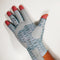 SILVER Tarpon Scale Fishing Gloves / Sun Gloves - Light Weight - MD/LG/XL - FREE SHIPPING