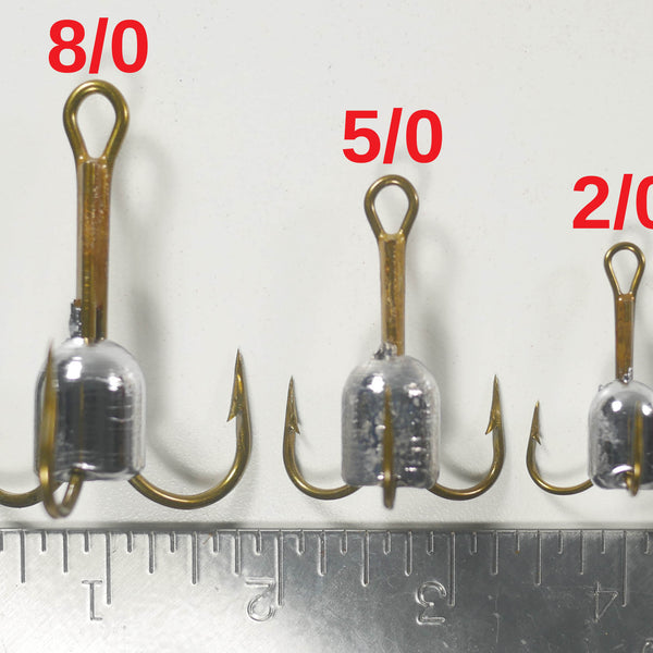 COMBO PACK) MULLET SNAGGING HOOK - (Qty 1 or 2 of each) - 1/2 oz