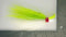 10 Pack - 3/4 oz Bucktail Jig - Cobra Jighead 2X Strong Mustad Hook (White, Pink, Chartreuse, Brown)