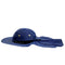 Fishing Boonie Hat With Neck Flap -   Navy Blue - One Size Fits Most - Free Shipping