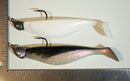 5" Paddletail Finger Mullet (qty 10) + AATB Jighead (qty 4) COMBO PACK.  FREE SHIPPING.