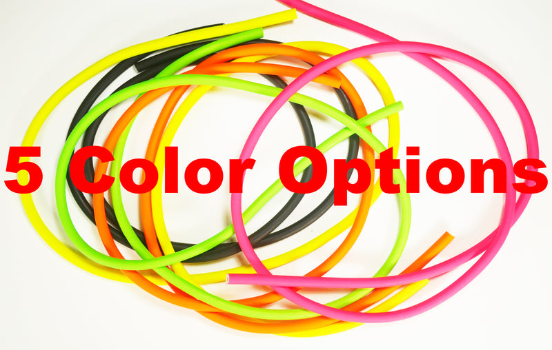 Chartreuse - 1/4" Colored Tubing - DIY Baby Cuda Tubes/Sunglass Straps