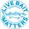 Live Bait Matters - Mullet 5" Round Sticker